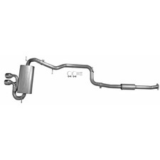 Ford Performance Cat-back Exhaust Stainless Steel Focus St 2013-2018