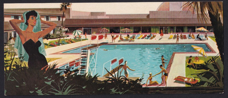 Nevada-NV-Las Vegas-Stardust Hotel-South Pool-Illust-Advertising-Oversized PC