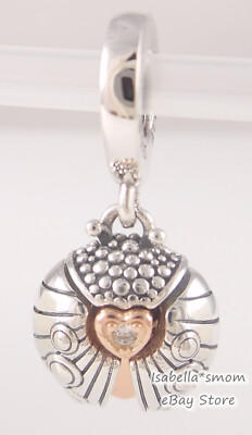 Genuine PANDORA CLUB 2022 LADYBIRD & HEART Dangle Charm 780072C01 NEW ...