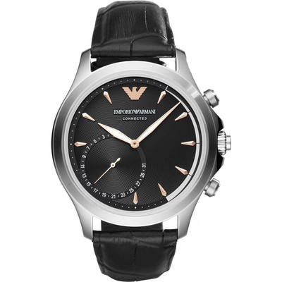 Emporio Armani Connected Hybrid-Smartwatch Herrenarmbanduhr Bluetooth ART3013