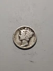 1924 p Silver Mercury Dime #94Br