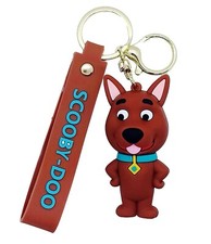 Scooby Doo Character Silicone 3D Charm Keychain Keyring