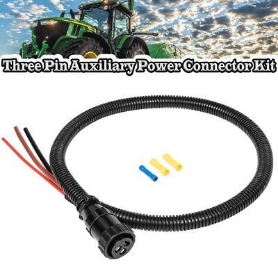 For John Deere 187103A1 Aux Power Connector for 9430/9430T/9530/9530T/9630/9630T