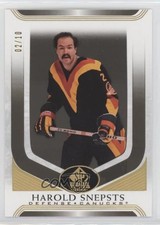 2020 Upper Deck SP Signature Edition Legends Black 2/10 Harold Snepsts #38 14c2