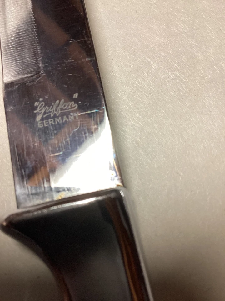 Griffon Cutlery Germany 3pc Carving Set Stainless Razor Steel Hollow Ground - Image 3 of 4