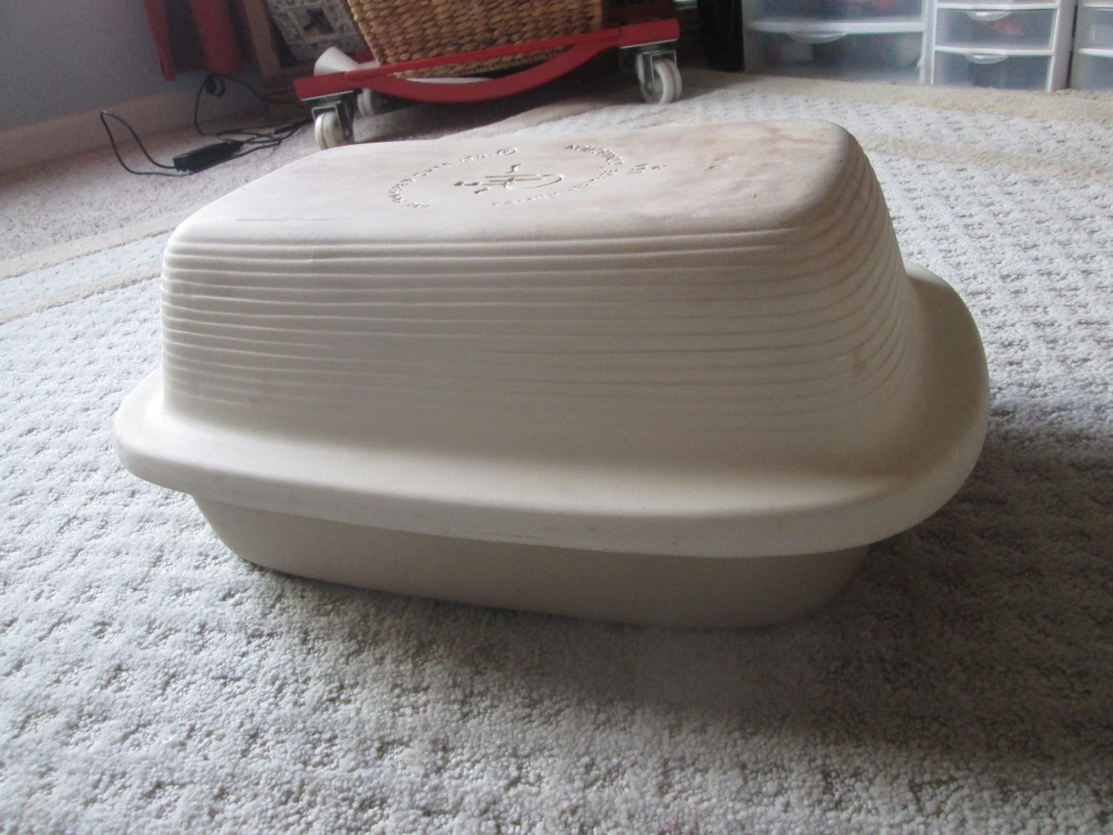 Pampered Chef Family Heritage Stoneware Rectangle Baking Dish Lasagna w/ Lid