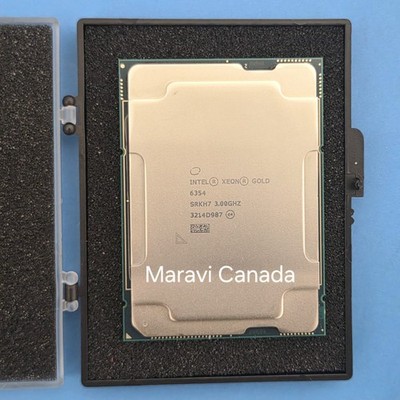 SRKH7 Intel Xeon Gold 6354 3GHz 18-Core 39MB 205W LGA4189 CPU Processor, Grade A