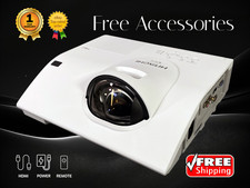 Hitachi CP-BW301WN 3LCD Projector Short-Throw 3000 Lumens WXGA 1 Year Warranty