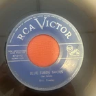 CANADA! ELVIS PRESLEY Blue Suede Shoes 1956 1st Press RCA BLUE Label 45 rpm