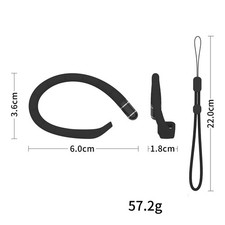 2Pcs Silicone Ear Hooks for Samsung Galaxy Buds 4 Pro/Buds 4 Ear Hooks w/Lanyard