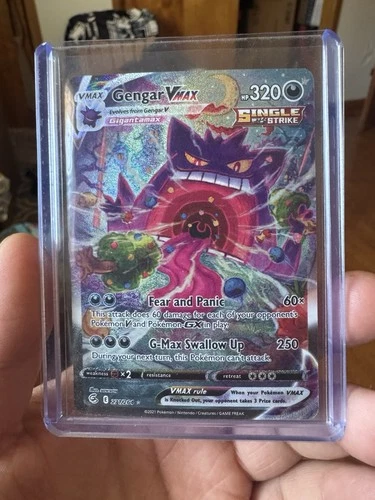 Gengar VMAX (Alternate Art Secret) 271/264 Swsh08: Fusion Strike Holo