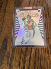 2019 Panini Apprentice Ink /50 Auto RC DREW LOCK  Seattle Seahawks QB Autograph