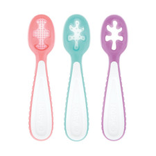 3-Stage Baby'S First Spoons Set - 3 Pack - 6 Months - Baby Spoons with Easy Gri