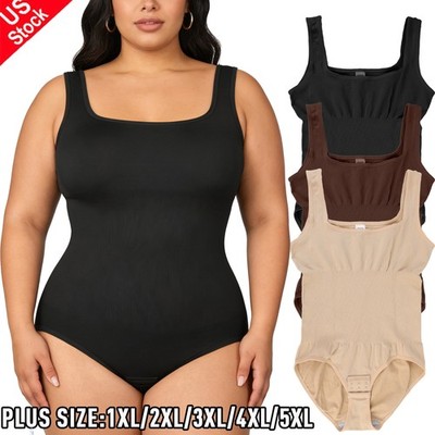 Plus Size Shapewear Bodysuit Fajas Colombianas Waist Trainer Body Shaper Girdles