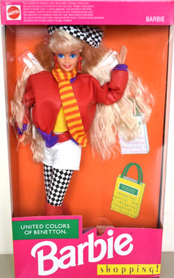 1991 Playline Collector UNITED COLORS OF BENETTON Vintage Blonde Barbie