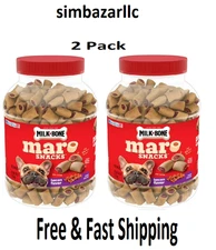 Milk-Bone Marosnacks Dog Treats, Bacon Flavor , 40 oz Pack-2