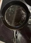 Vintage Griswold cast iron Skillet Pan  704 no. 8 made in USA Erie PA Farmhouse