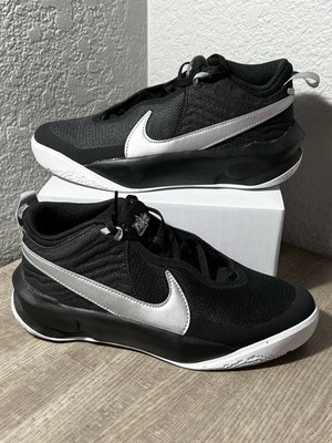 Nike Team Hustle D 10nBoys Basketball Sneaker Shoe Black Size 4.5Y CW6735-004