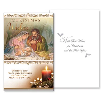 CBC Pack Of 10 Religious Christian Christmas Cards With Envelope Free Postage
