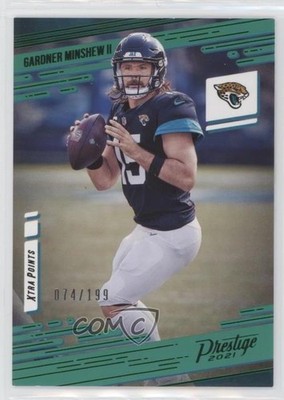 2021 Panini Prestige Xtra Points Green 74/199 Gardner Minshew II #128 0a3