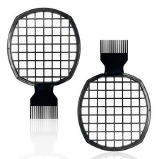 2Pcs Upgraded Twist Combs Hair Sponge Brush, Superior to Hair Sponge for Curls