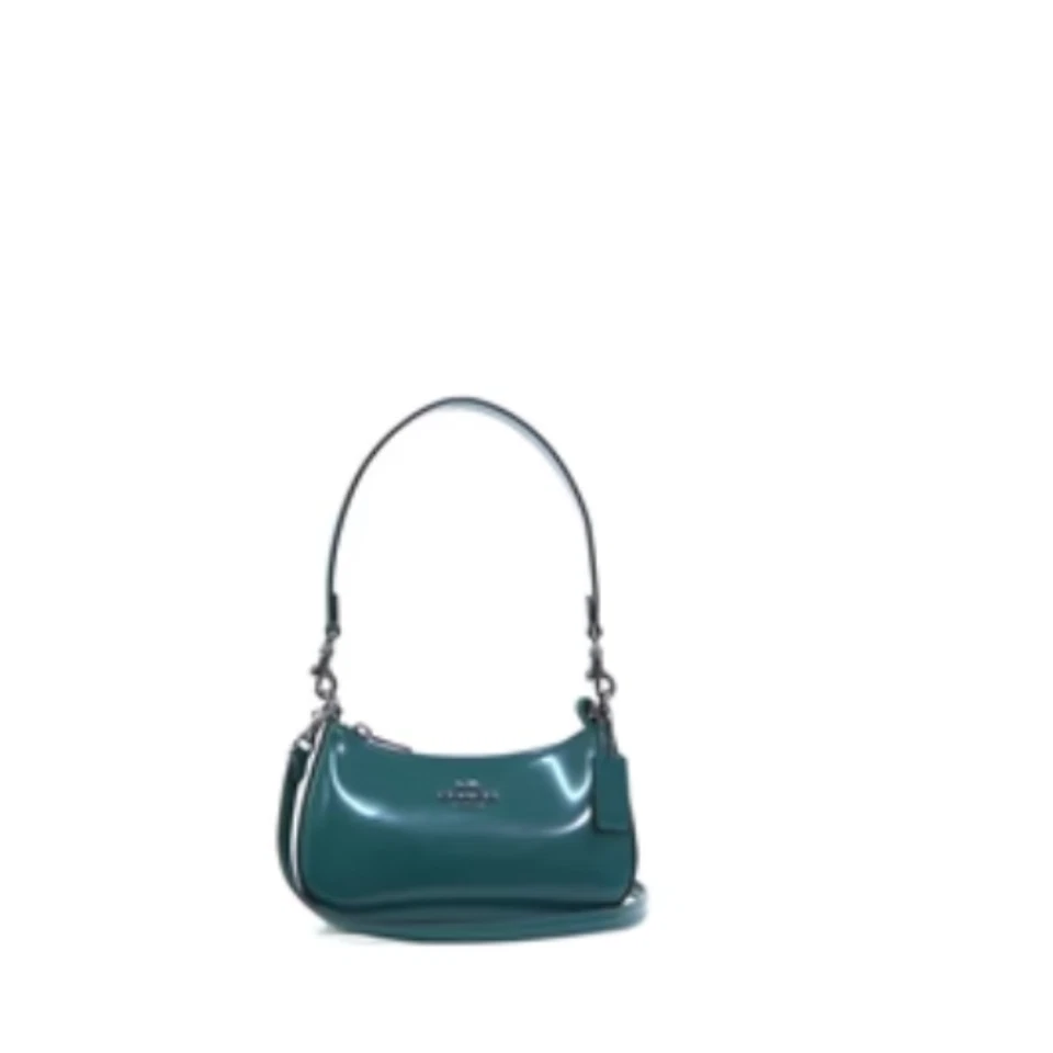 Bolso Bandolera Coach Teri Mini - Verde Esmeralda