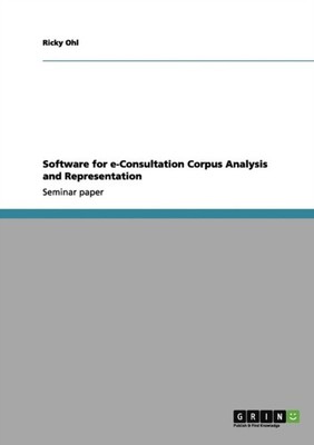 Ohl - Software für E-Consultation Korpusanalyse und -darstellung - J555z