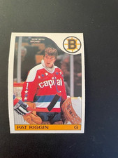 1985-86 O-Pee-Chee OPC #136 Pat Riggin - Boston Bruins MINT