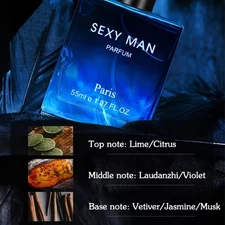 3 pack Blue Sexy Man Perfume 1,8oz Paris