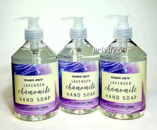 Trader Joe's Lavender Chamomile hand soap, 17 FL OZ EACH, Pack 3