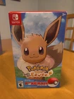 Pokemon Lets Go Eevee Pokeball Plus Bundle(Switch, 2018) *Factory Sealed W/ Mew*