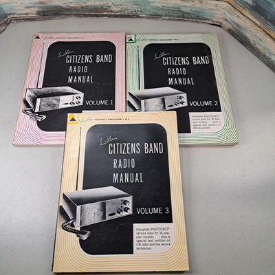 #ad Citizens Band Radio Manual Vol 1 2 3 Howard W Sams Photofact CB Repair Guide $29.99