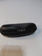 VOGUE BLACK ZIPPER EYE GLASS HARD/SOFT CASE