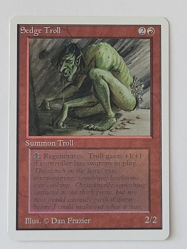 MTG - Sedge Troll - Unlimited NM