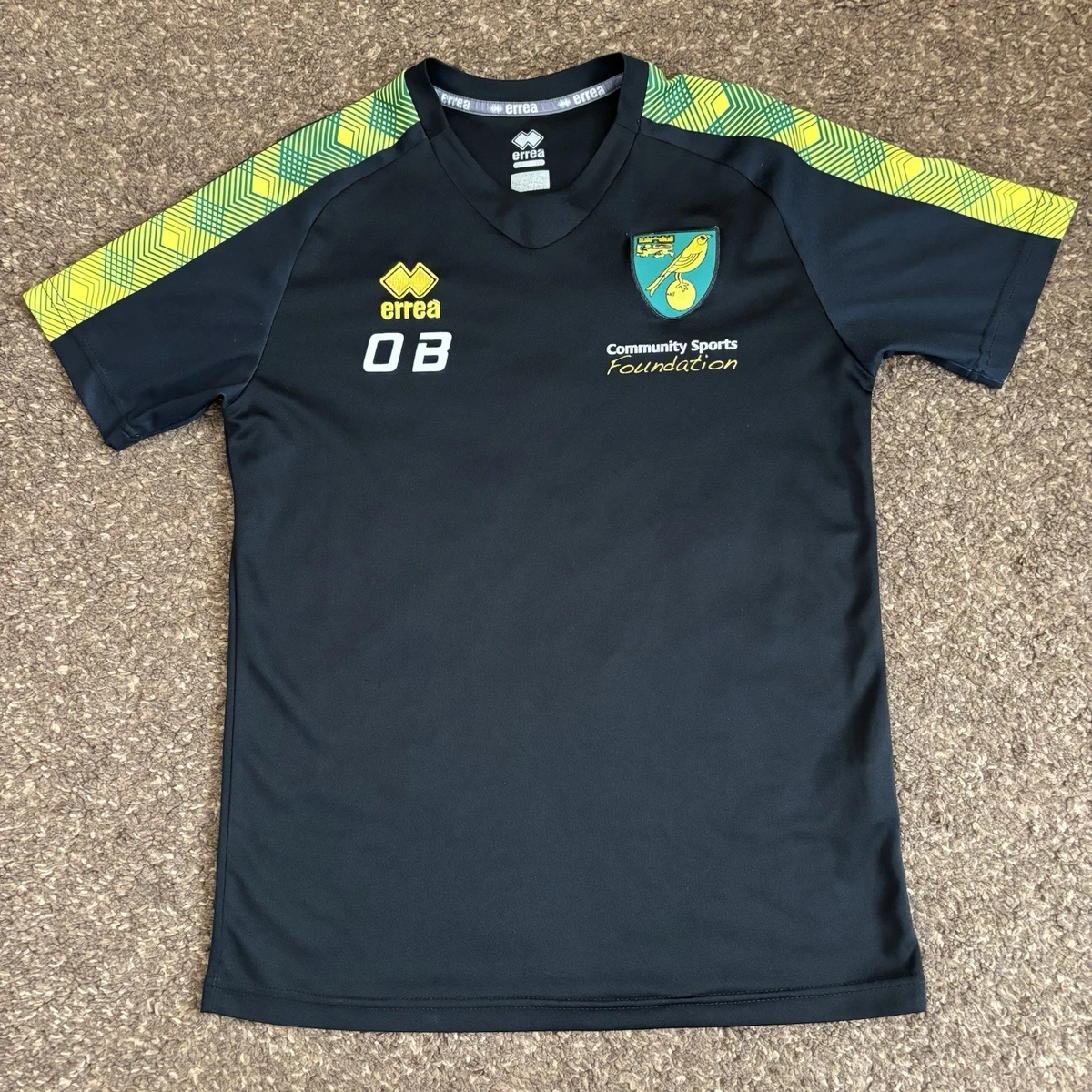 Maillot D'entraînement Errea Norwich City - Taille M - Homme - Vert