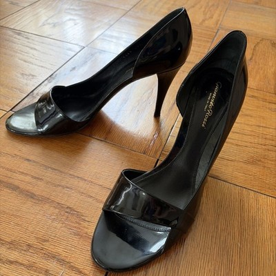 Gianvito Rossi Women's Black Patent Shoes Size EU 40.5 US 10 Pre-Owned No Box