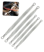 Zlirfy Automotive Ground Strap Kit,Universal Flat Braided Copper Ground