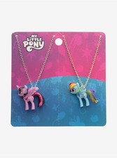 My Little Pony Rainbow Dash  Twilight Sparkle Exclusive Best Friend Necklaces