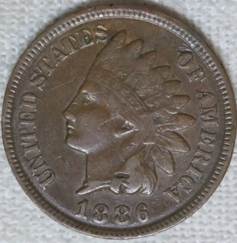 1886 T2 Indian Cent VF w/ obv subtle dings Type 2. Breaking Up Sets. Free Ship