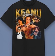 Camiseta Keanu Reeves Estrella de Cine Bootleg Regalo para Amigos Todas las Tallas S-45XL