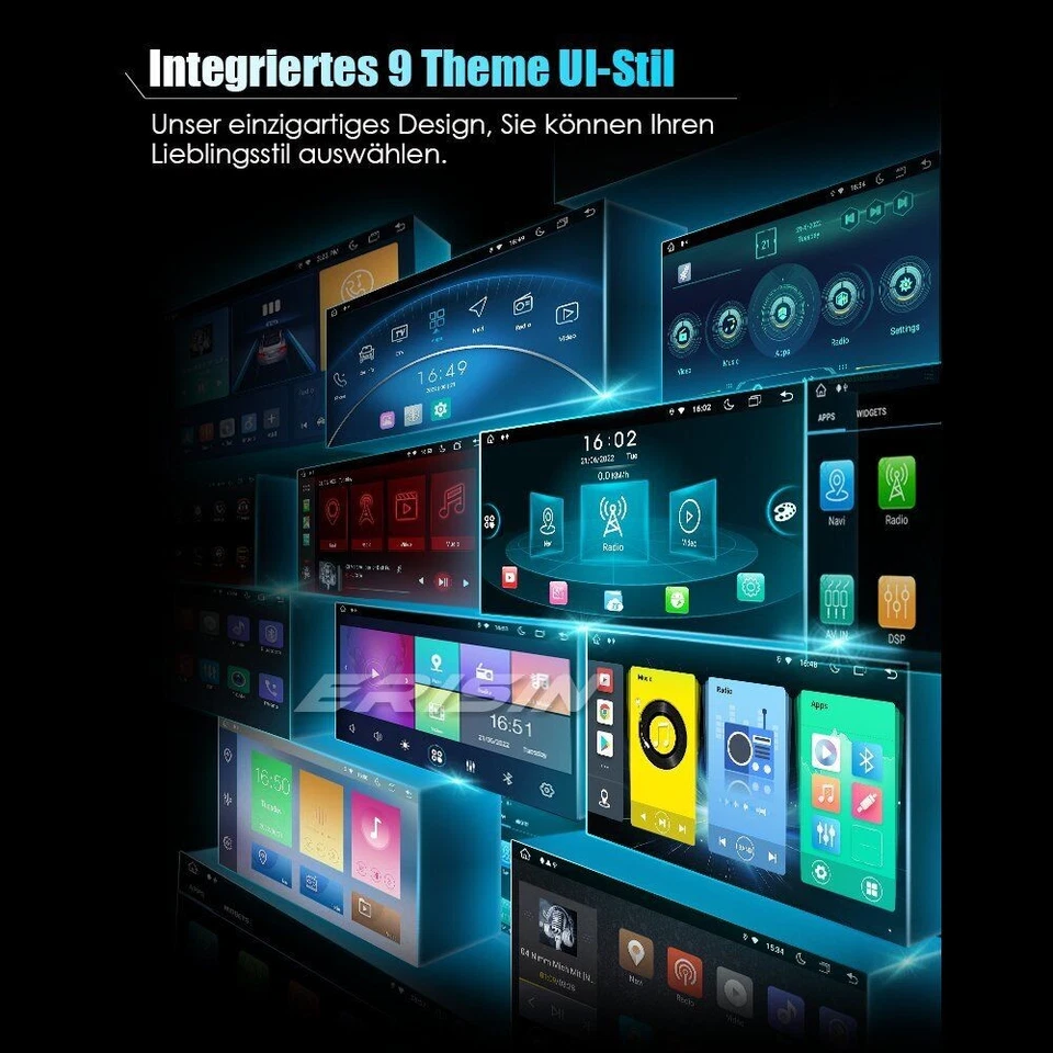 8-Kern Android 14 Renault Megane Ⅲ Fluence DAB+ Autoradio 64GB CarPlay Navi TPMS - Bild 4 von 4