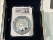 2022 Great Britain 5oz Silver - 10 Pounds - HM QE II Memorial- PF-70 Ultra Cameo