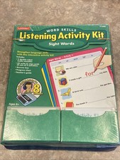 New Vintage Lakeshore Word Skills Sight Words Listening Activity Kit Cassette