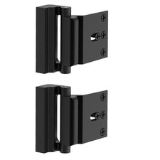 2 Pack Door Reinforcement Locks with 8 Screws, Home Security Door Lock for To...