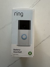 HD Video Ring Battery Doorbell Satin Nickel