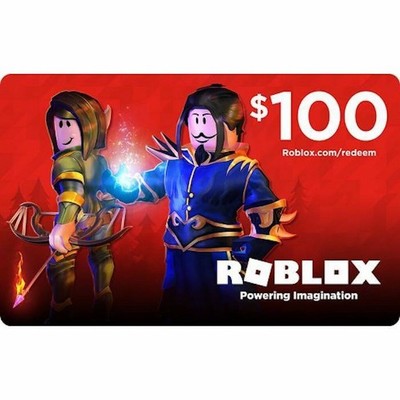 Roblox Gift Card Physical Online 100 Dollar Value For Robux Fast Delivery Ebay - 