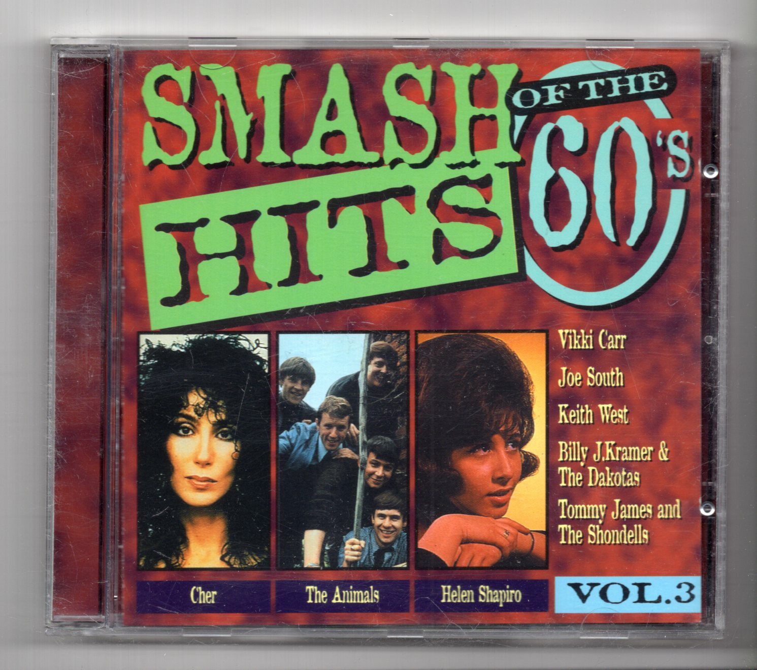(KE663) Smash Hits Of The 60 Vol 3, 16 tracks various artists - 1996 CD
