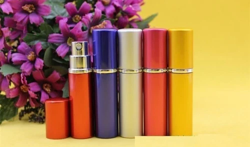 Refillable Small Travel ATOMISER SPRAY PERFUME TRAVEL BOTTLE ALUMINIUM