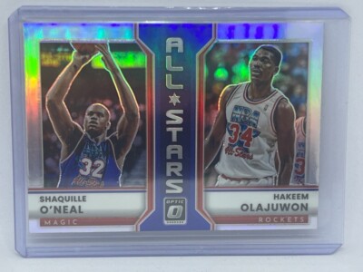 Shaquille O'Neil Hakeem Olajuwon 2022-23 Panini Donruss Optic Basketball # 14