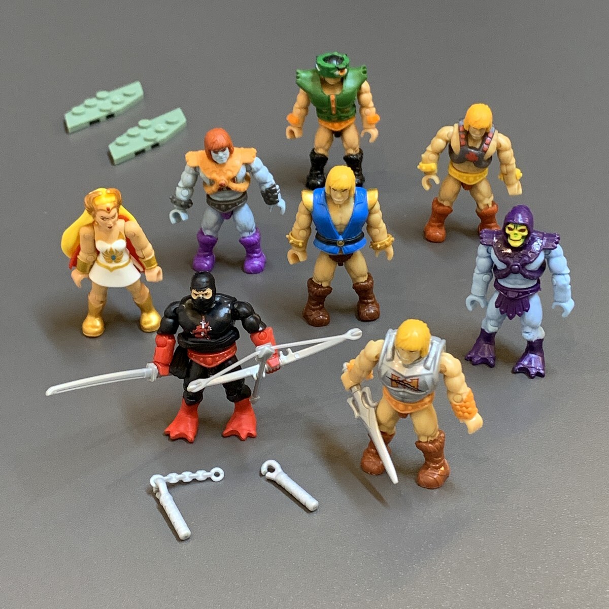 8X Mega Construx BLOKS HE-MAN NINJOR MASTER OF UNIVERSE MOTU